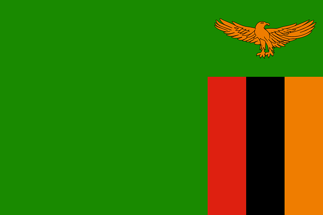 Sambia Flagge