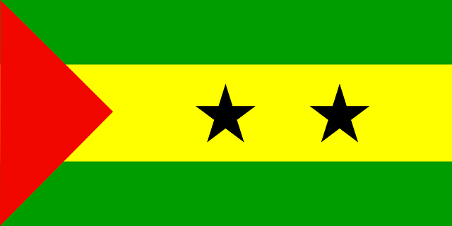 Sao Tome und Principe Flagge