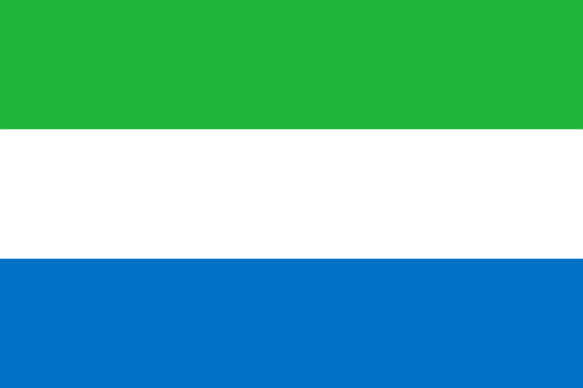 Sierra Leone Flagge