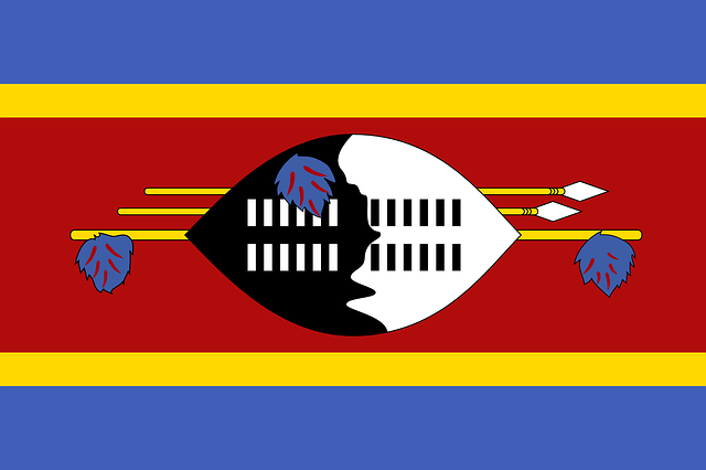 Swasiland Flagge