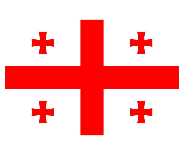 Georgien Flagge