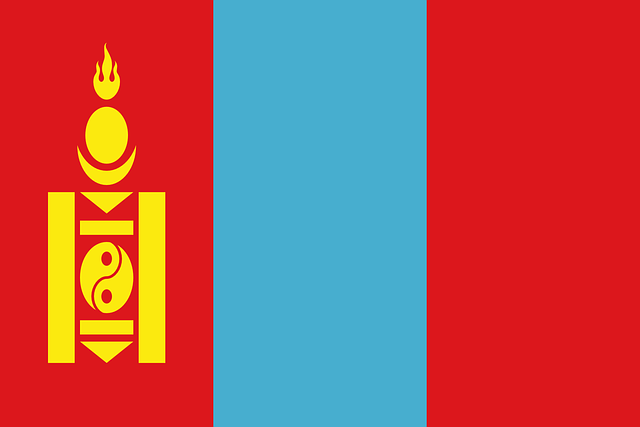 Mongolei Flagge