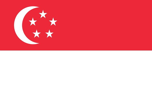 Singapur Flagge