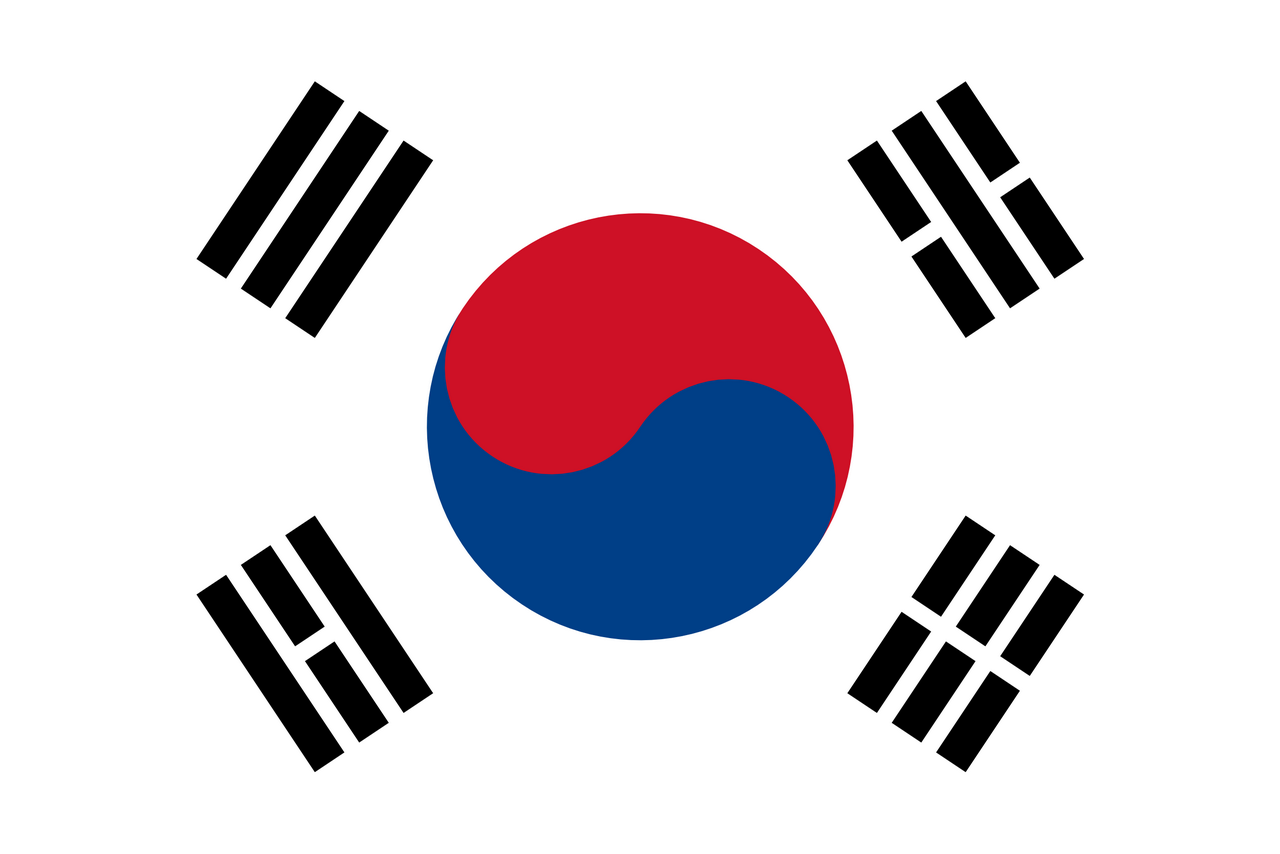 Südkorea Flagge