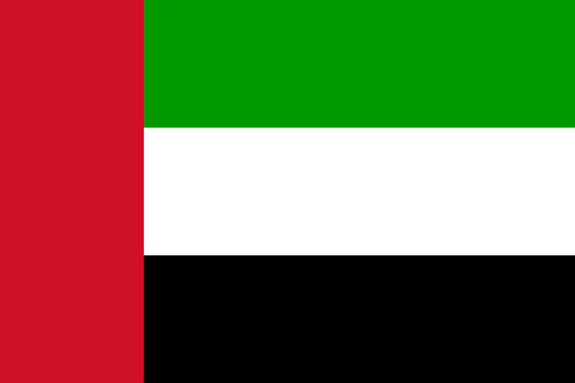 Vereinigte Arabische Emirate Flagge