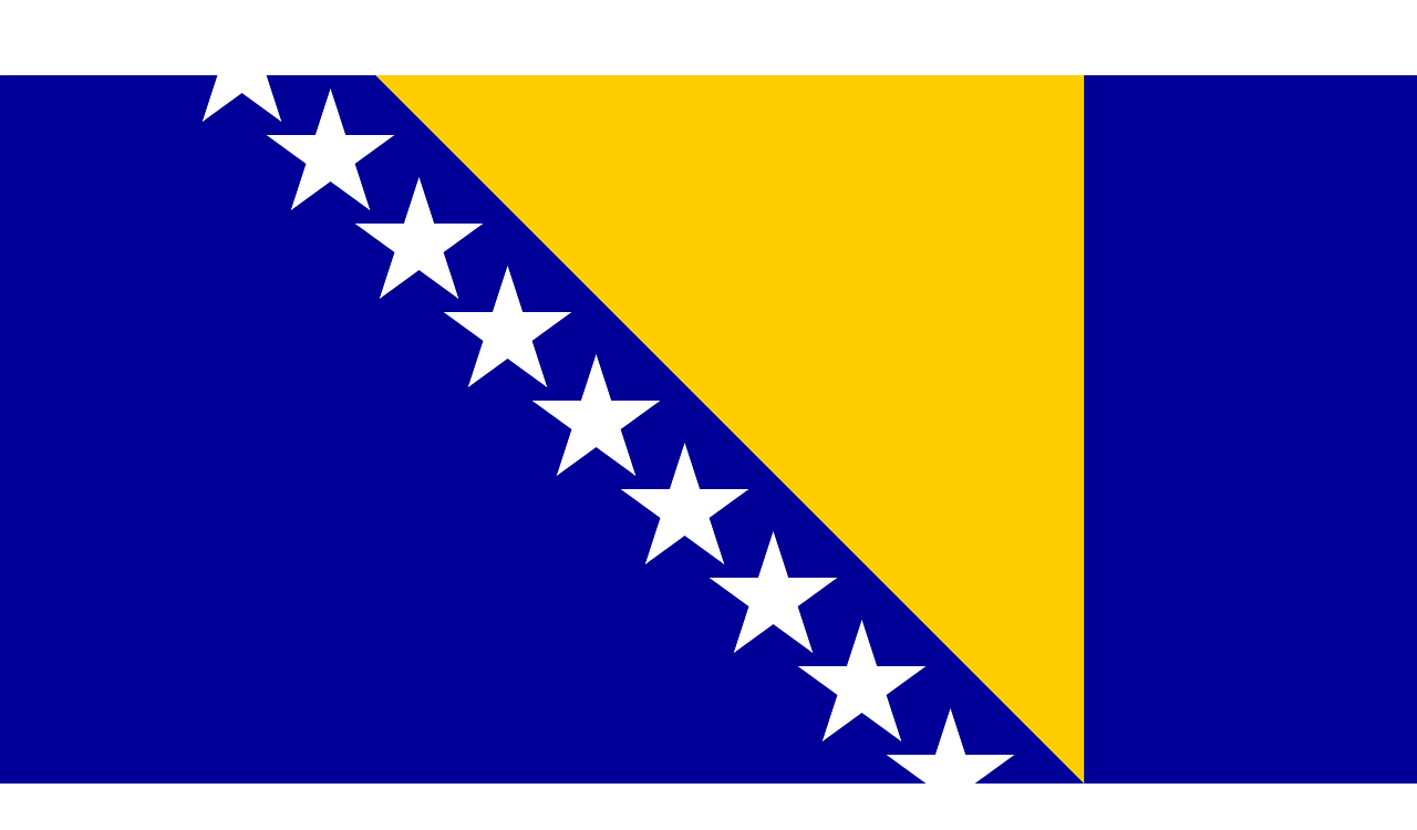 Bosnien und Herzegowina Flagge