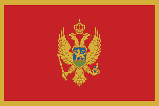 Montenegro Flagge