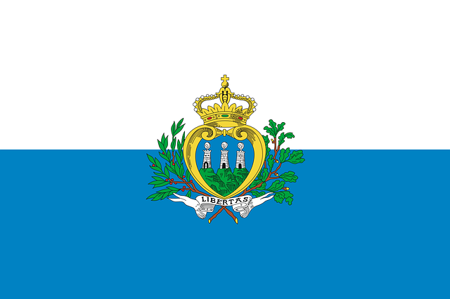 San Marino Flagge